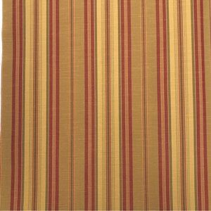 Brown Red Gold Green Stripe Upholstery Fabric